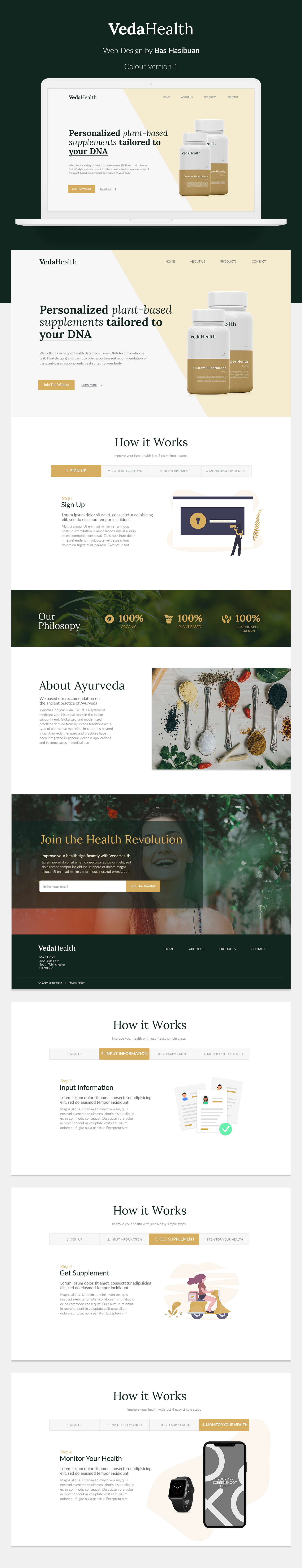 Veda Health - Web Design